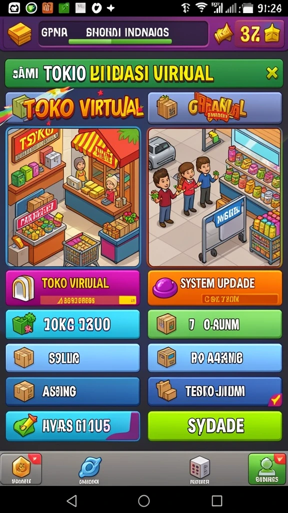 Karakter yang lucu dan menarik perhatian.