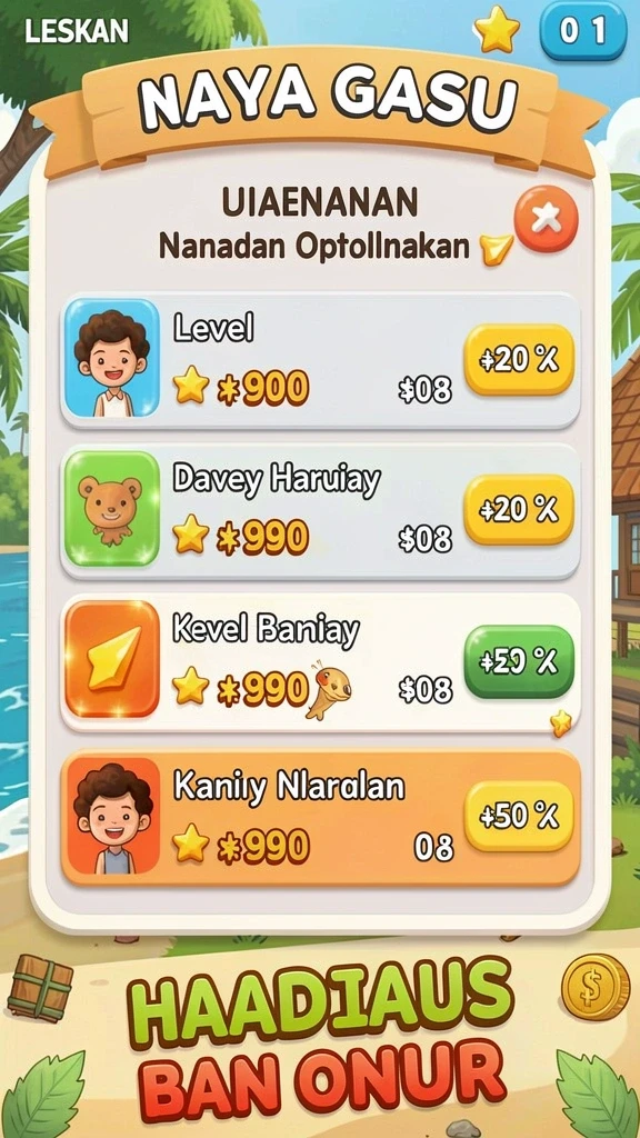 Screenshot menggambarkan aksi gameplay yang seru.