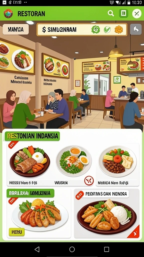Tampilan antarmuka yang ramah pengguna dan intuitif.