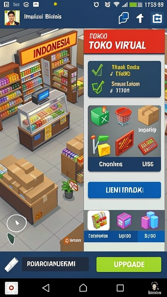 Tampilan antarmuka yang user-friendly dan intuitif.