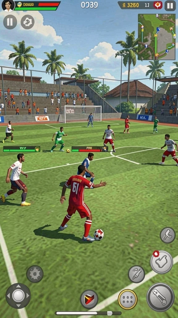Tampilan awal game yang menarik dan colorful.