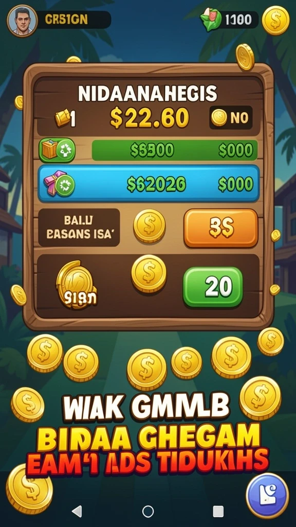 Salah satu level menantang di GOLDRAJA.
