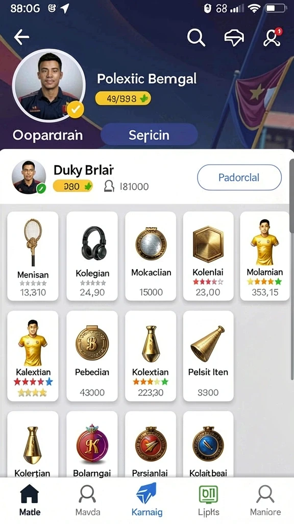 Tampilan utama HOMETOGEL yang sederhana dan informatif.
