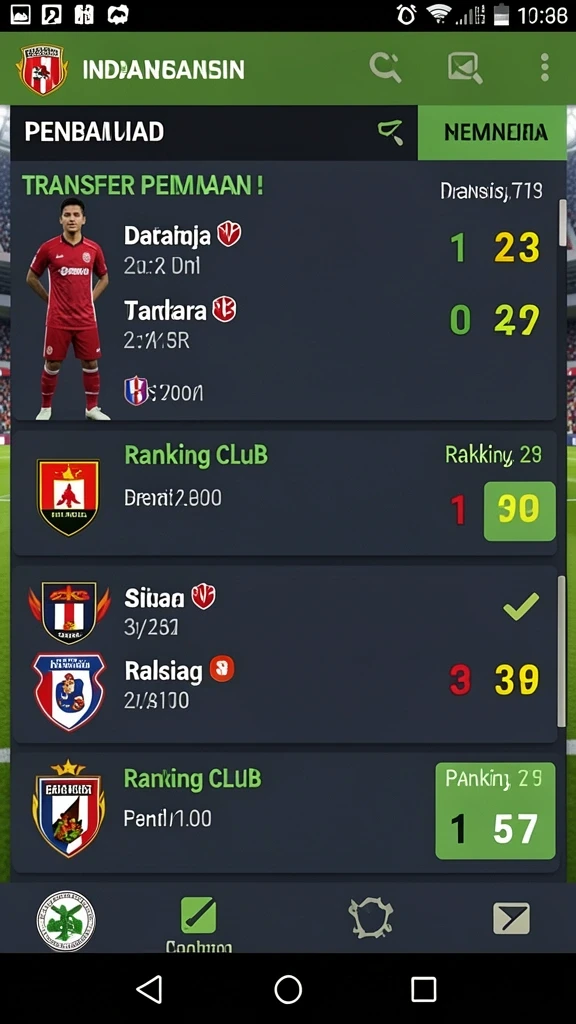 Screenshot memperlihatkan tampilan grafis yang memukau.