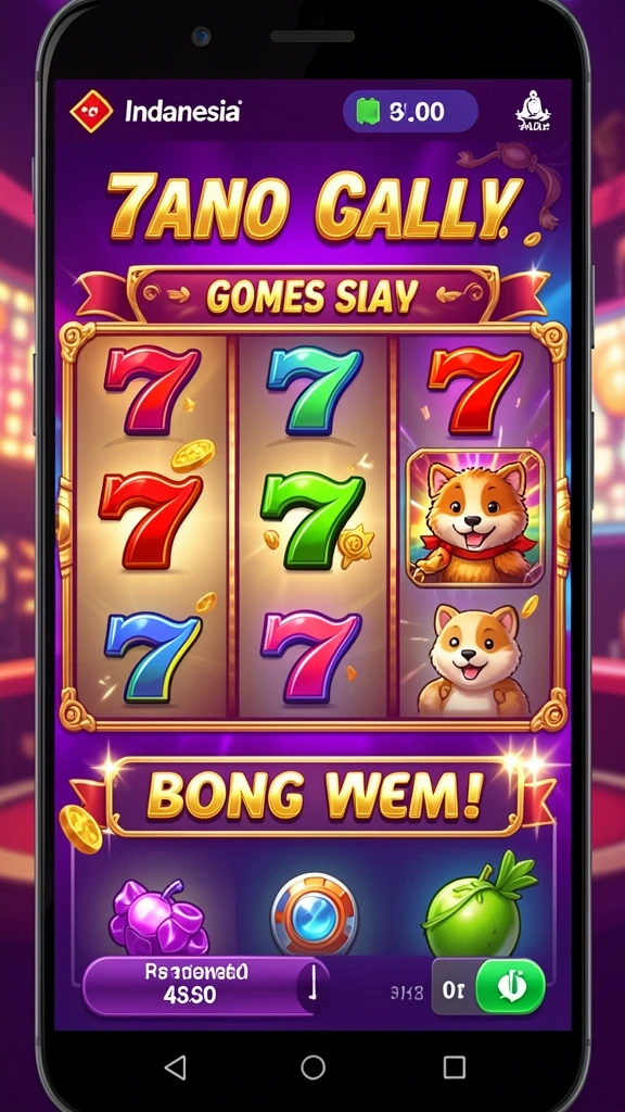 Screenshot menunjukkan sistem reward yang menarik.