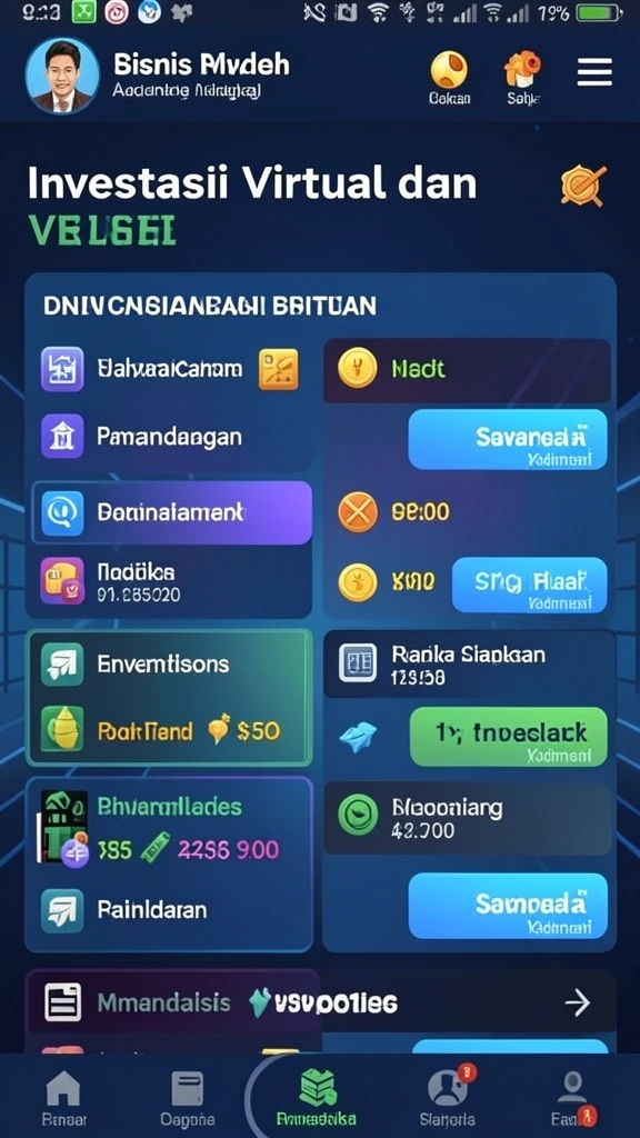 Tampilan utama yang menarik dan interaktif.