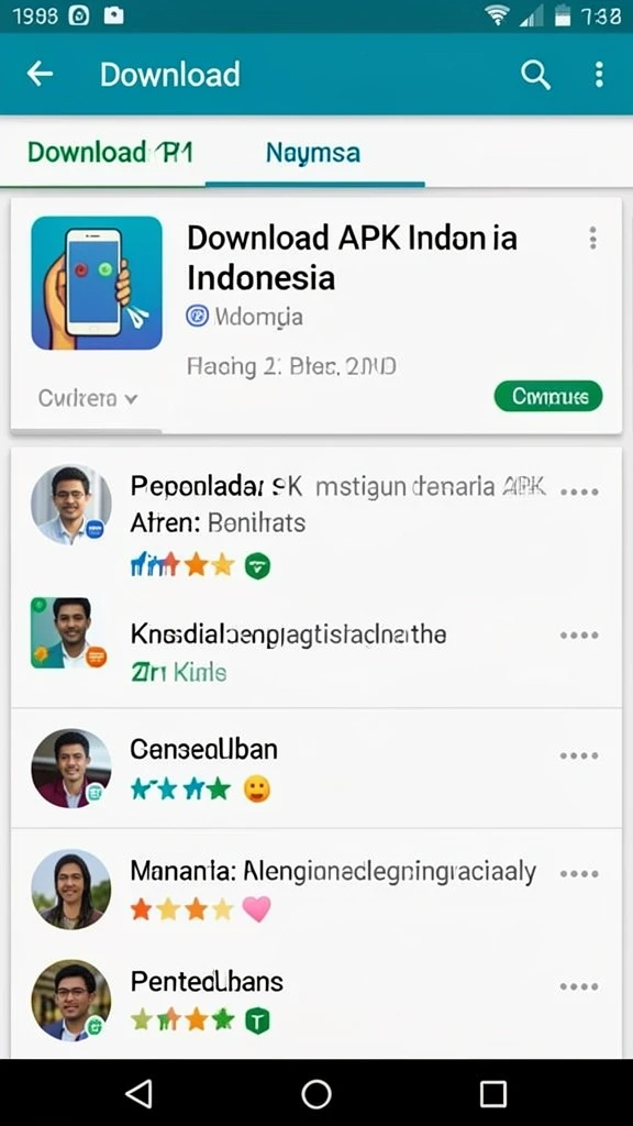 Screenshot fitur komunitas yang aktif dan interaktif.