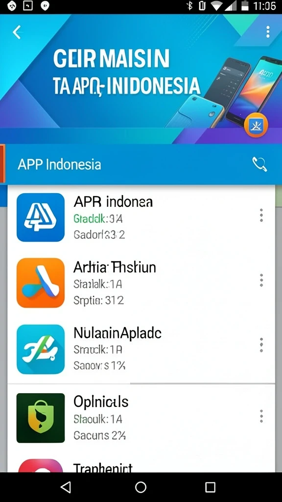 Tampilan awal yang menakjubkan dan user-friendly.