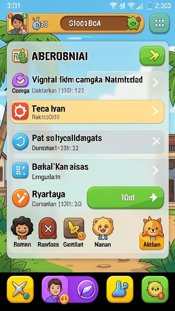 Pengalaman bermain yang adiktif dan menyenangkan.