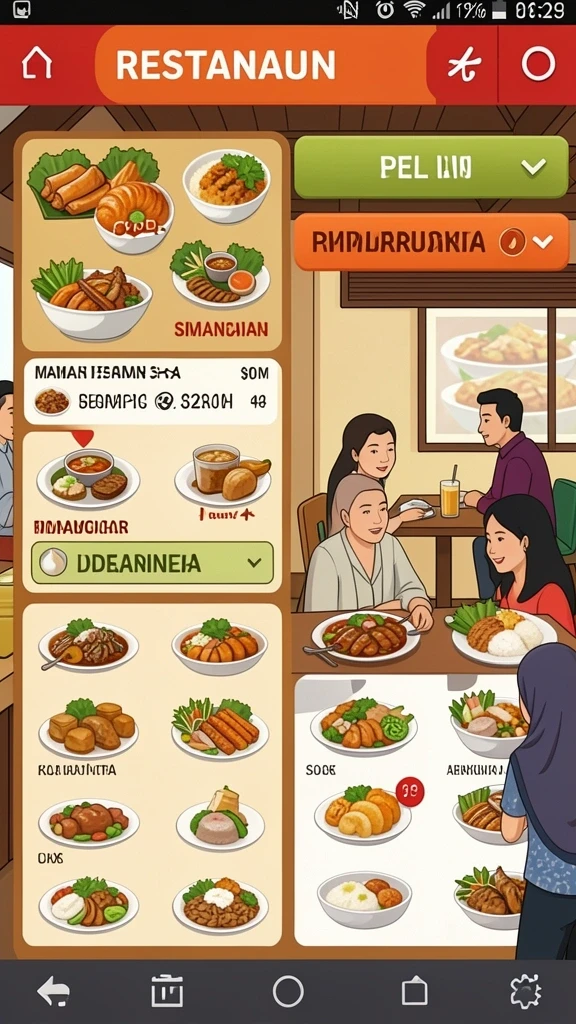 Tampilan antarmuka yang intuitif dan user-friendly.