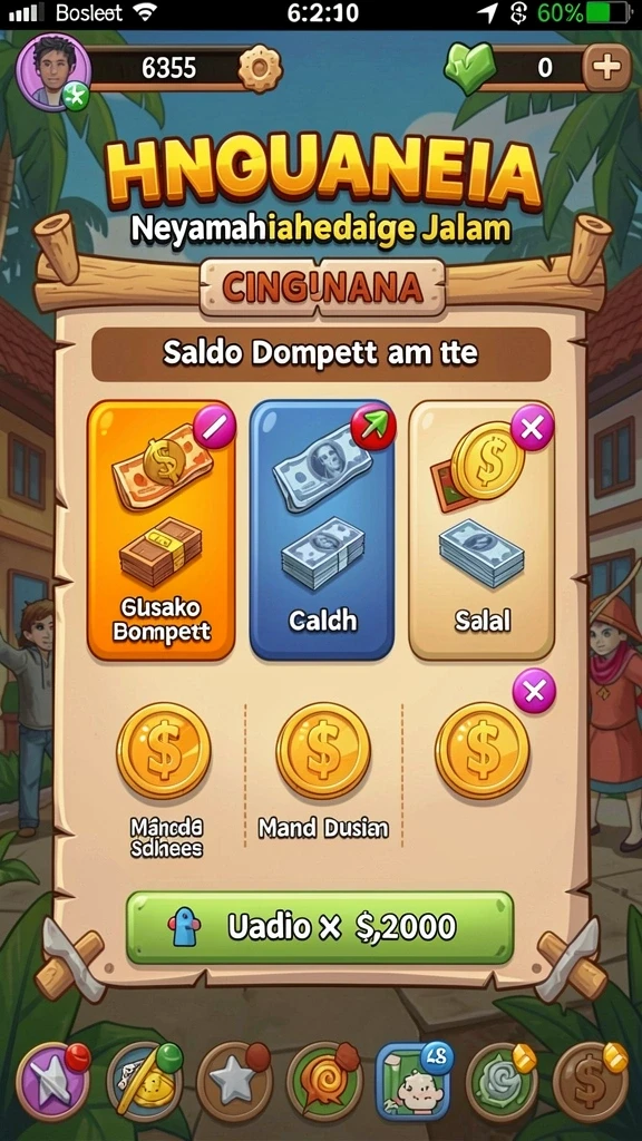 Gameplay yang seru dan penuh tantangan.
