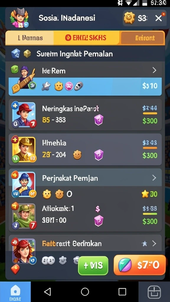 Tampilan antarmuka yang user-friendly.