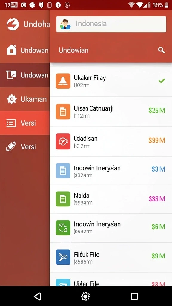 Tampilan antarmuka yang menarik dan user-friendly.
