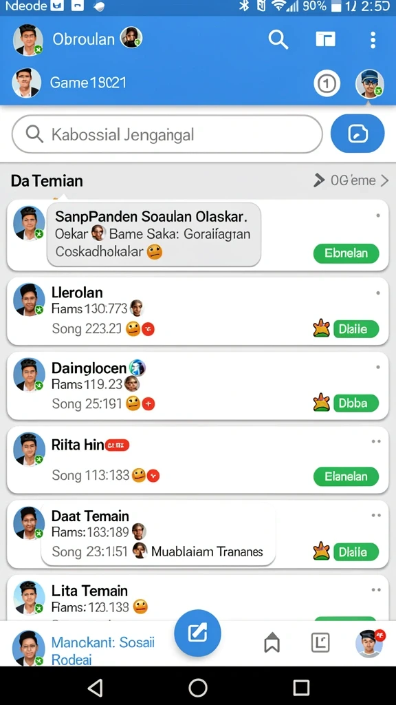 Tampilan awal PRIMA77 yang menarik dan penuh warna.