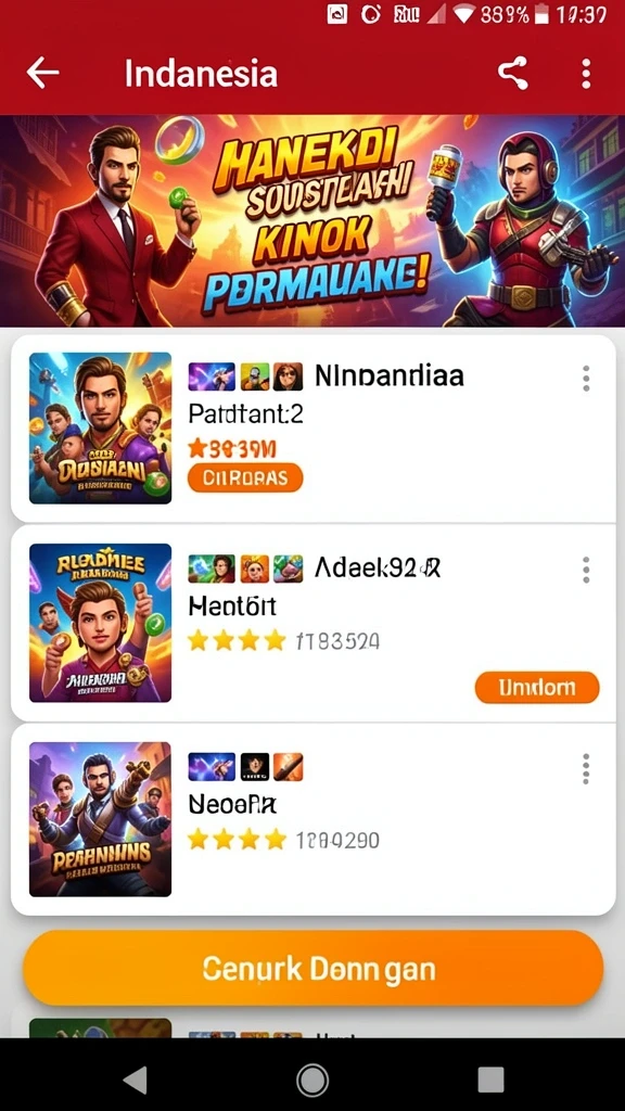 Tangkapan layar QQNUSA yang menampilkan karakter utama dalam aksi.