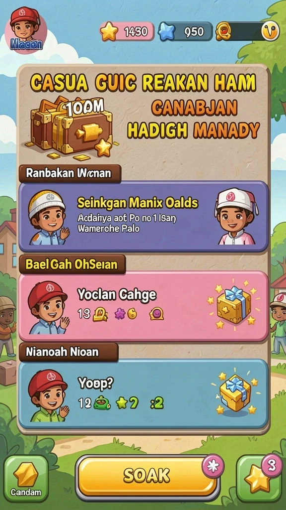 Tampilan antarmuka yang user-friendly dan menarik.