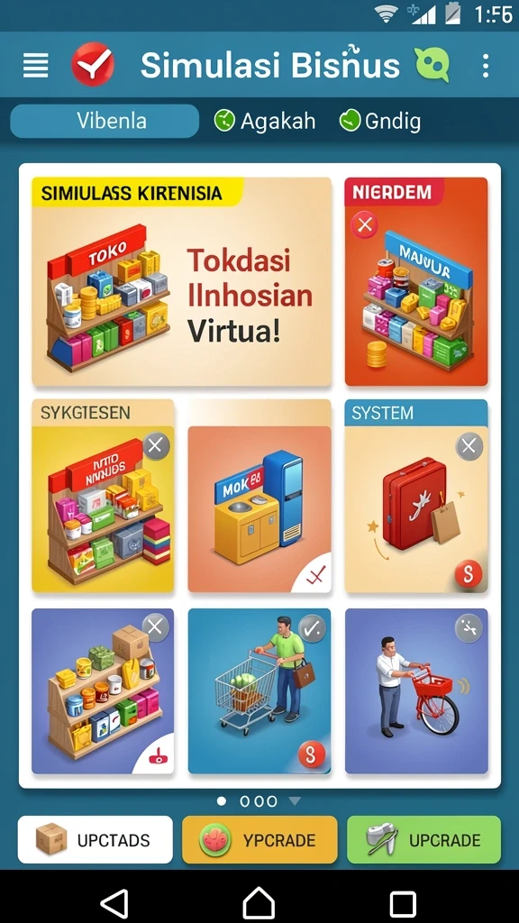 Tampilan antarmuka pengguna yang menarik dan intuitif.