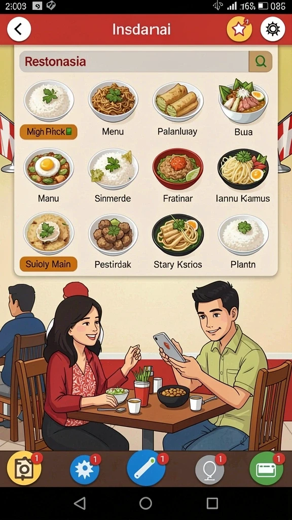 Tampilan awal RUSA33 yang menawan dan penuh warna.