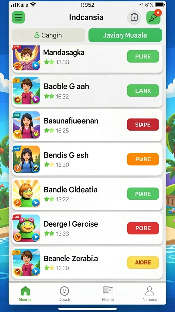 Gameplay seru dengan berbagai level yang menantang.