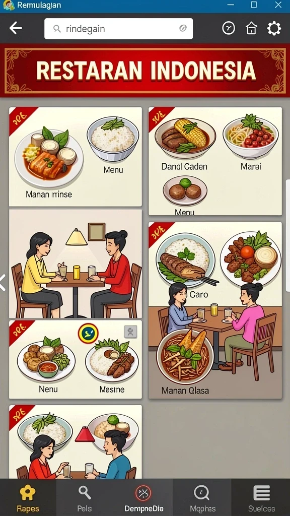 Karakter unik dengan kemampuan berbeda.